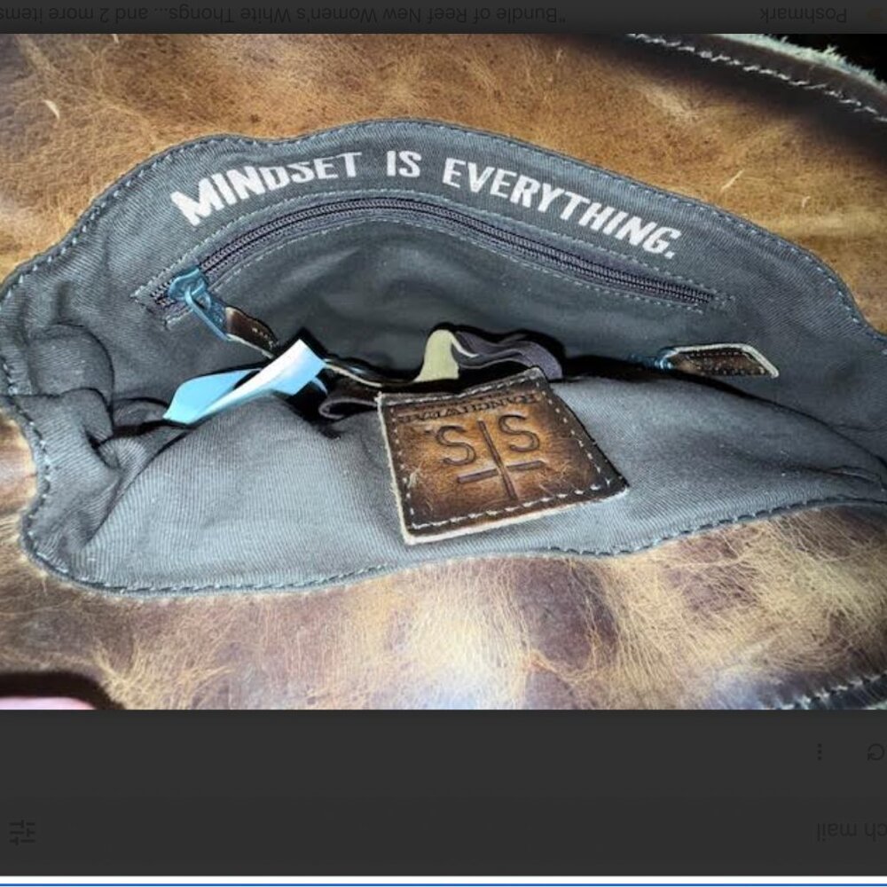 STS Ranchwear NEW Vaquero Cowhide Della Crossbody Bag Purse Western Leather - Picture 4 of 7